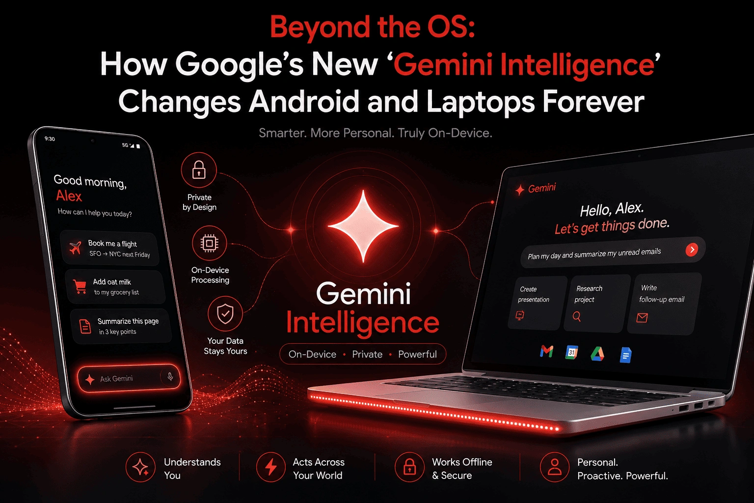 Beyond the OS: How Google’s New ‘Gemini Intelligence’ Changes Android and Laptops Forever