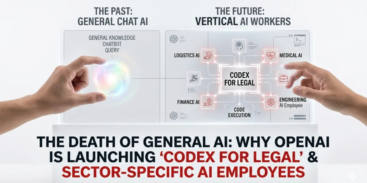 The Death of General AI: Why OpenAI is Launching ‘Codex for Legal’ and Sector-Specific AI Employees