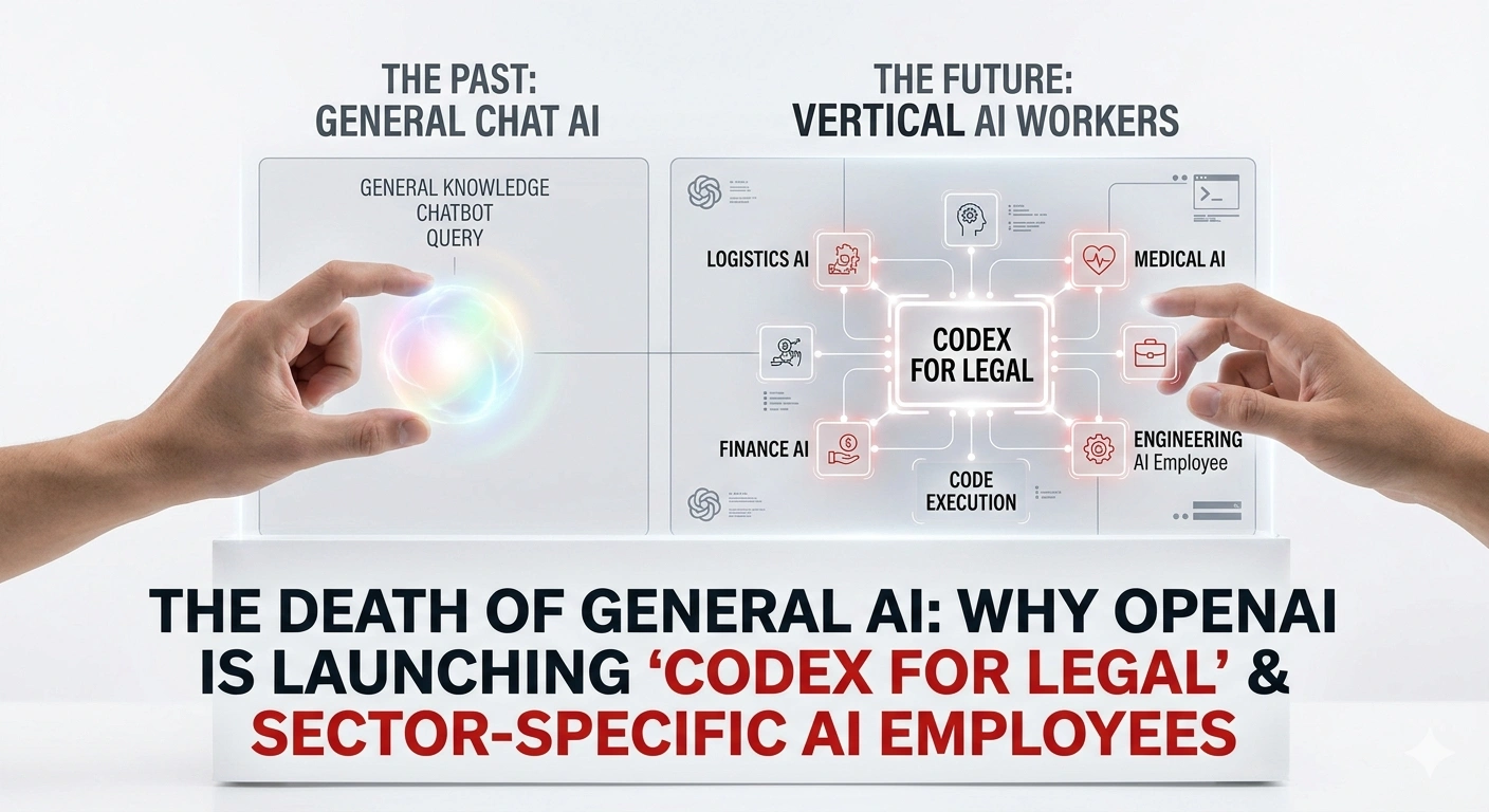 The Death of General AI: Why OpenAI is Launching ‘Codex for Legal’ and Sector-Specific AI Employees