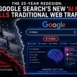 The 25-Year Redesign: How Google Search’s New ‘AI Mode’ Kills Traditional Web Traffic