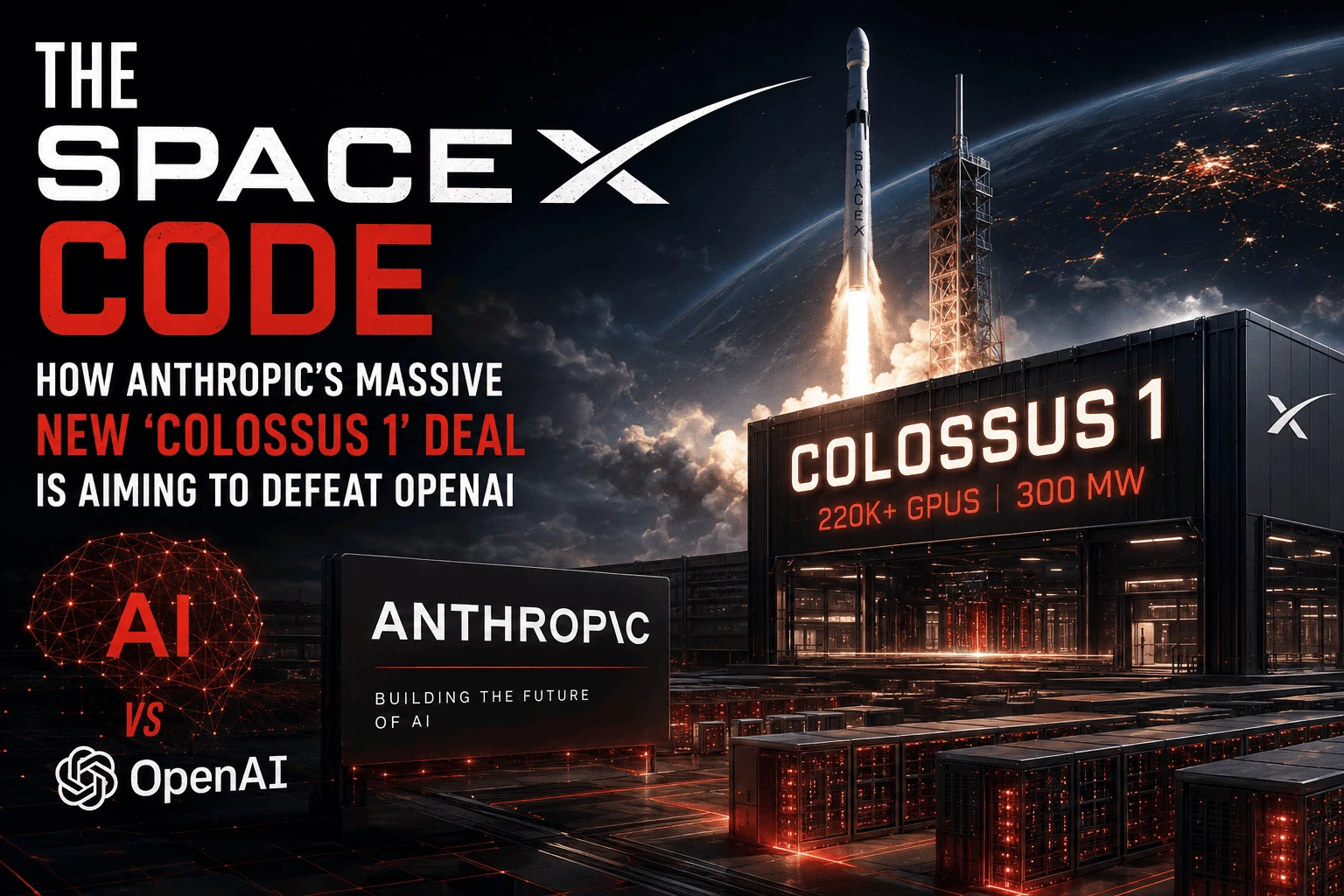 The SpaceX Code: How Anthropic’s Massive New ‘Colossus 1’ Deal is Aiming to Defeat OpenAI