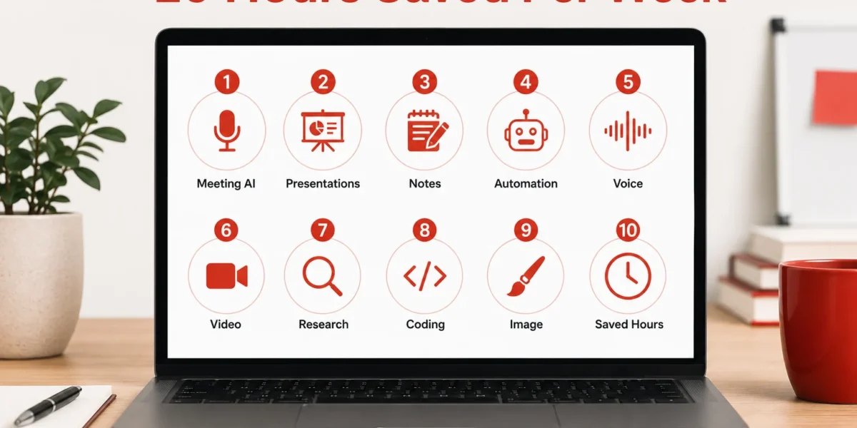 10 AI Tools You Are Not Using Yet That Will Save You 20 Hours a Week