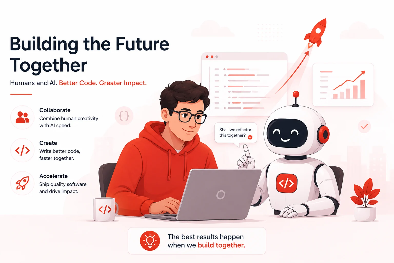 AI coding agents and human developers collaborating – the future of software development