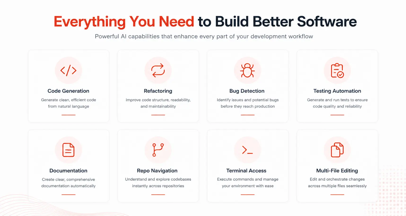 Key features of AI coding agents 2026